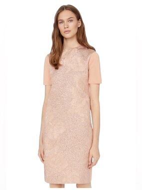 Tory Burch Rose Gold Sweater Dress